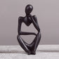 Thinker Statue Abstract Figure Sculpture Small Ornaments Resin Statue Home Crafts Home Decoration Modern Figurines For Interior