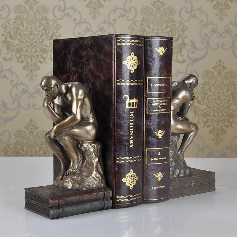 Thinker Ornaments Bookends High-end Creative Ornaments