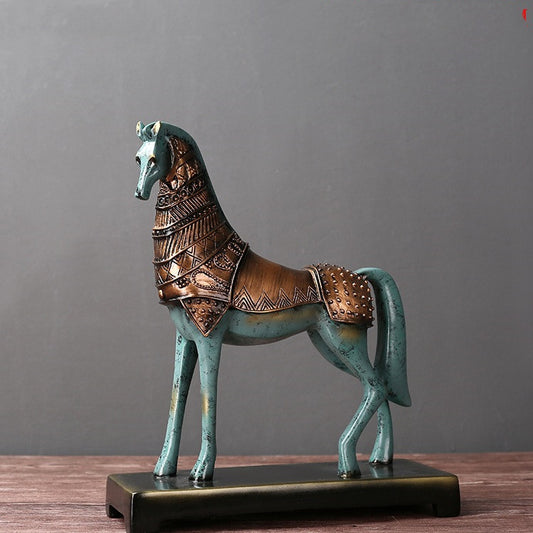 Decorative Ornaments Bronze War Horse Ornaments